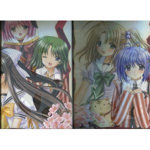 画像: それは舞い散る桜のように・線画集　Vol：１「rebirth」　Vol：２「ｆａｒｅｗｅｌｌ」 （全2冊セット）