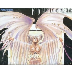 画像: 1990　イラストレーションカレンダー　ニュータイプ