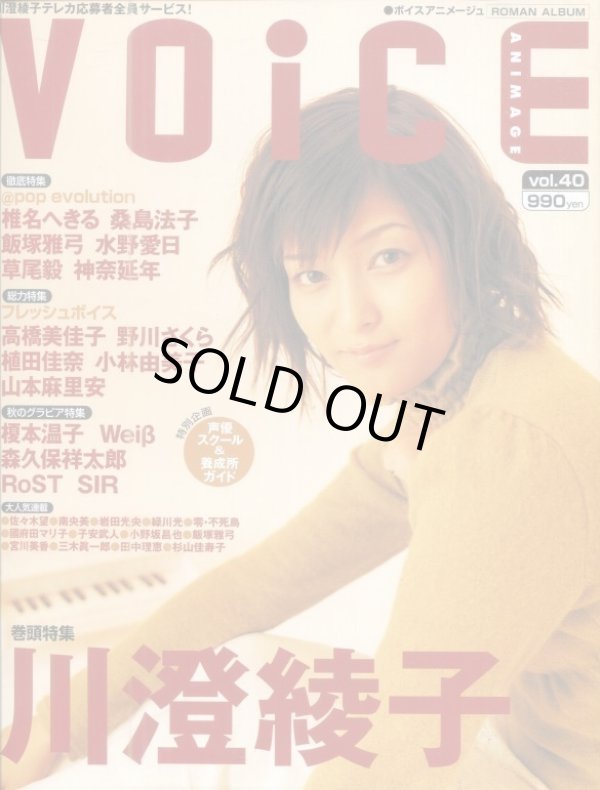 画像1: ボイス・アニメージュ Vol．40　（VOICE ANIMAGE）　2001年