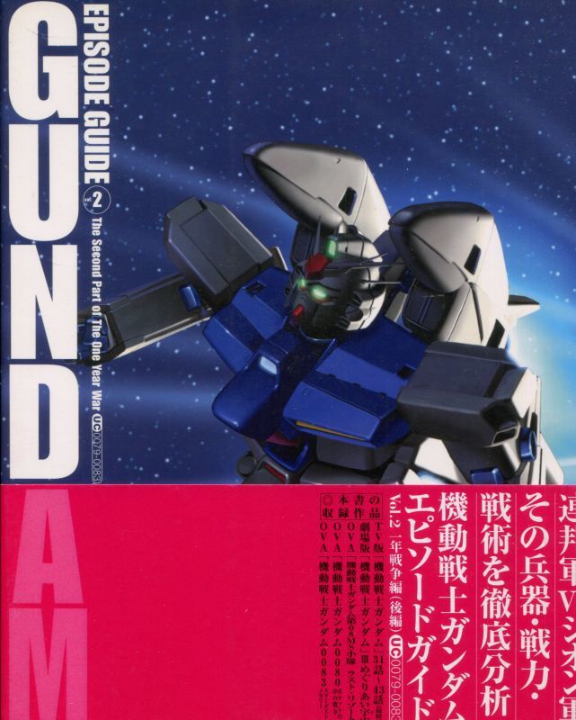 機動戦士ガンダムエピソードガイド Vol 2 一年戦争編 後編 ｇｕｎｄａｍ Episode Guide アニメムック アニメ雑誌取扱古本屋 アニエッグ古書店