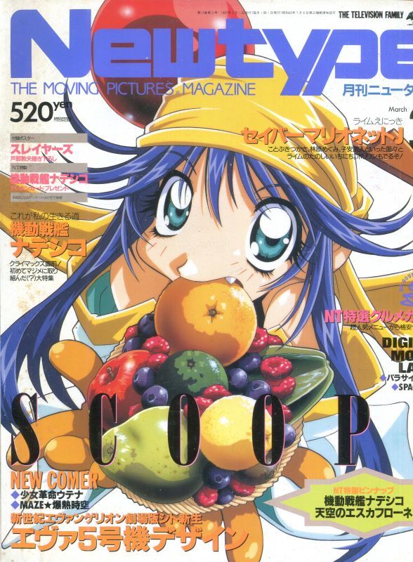 Newtype月刊ニュータイプ1997年3月号（付録付き） - アニメムック 